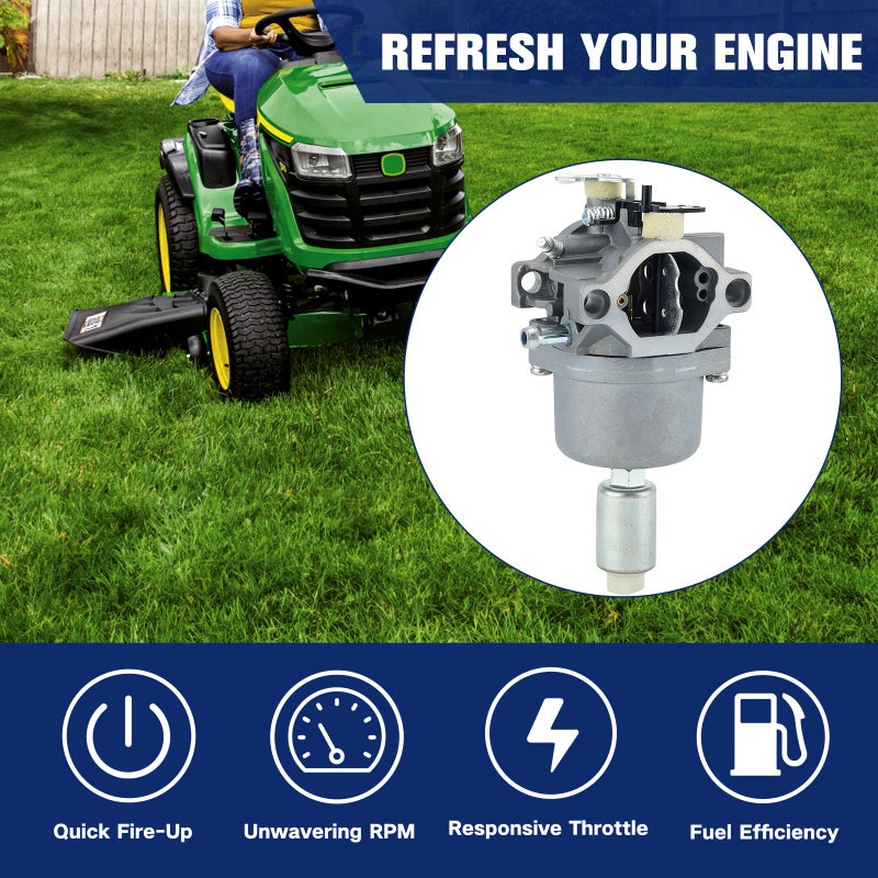 Powtol 594593 31C707 Carburetor for BS 17.5hp 793224 791858 791888 792358 792171 794572 698620 697190 697141 590400 31G777 31N707 31P677 31P777 - Image 4